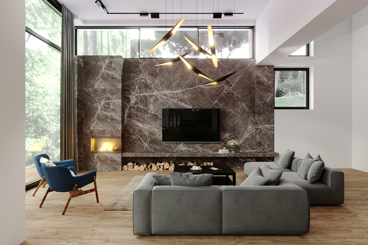 Кухня-гостиная в частном доме - goldiz66.ru - Екатеринбург