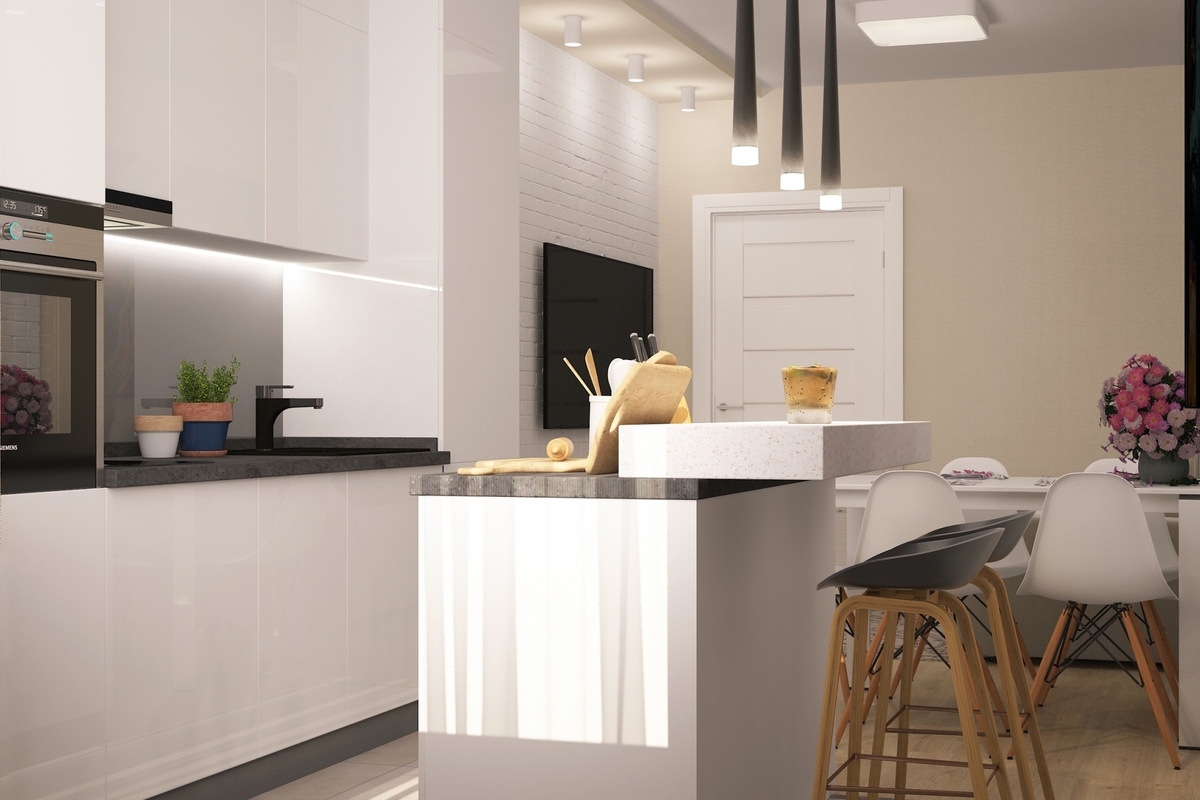 Реализованный дизайн-проект  квартиры на ул. Ак.Сахарова - goldiz66.ru - Екатеринбург