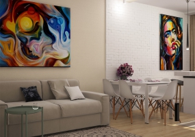 Реализованный дизайн-проект  квартиры на ул. Ак.Сахарова - goldiz66.ru - Екатеринбург