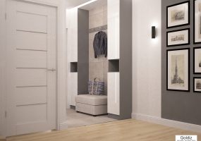 Реализованный дизайн-проект  квартиры на ул. Ак.Сахарова - goldiz66.ru - Екатеринбург