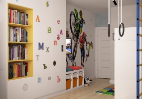 Реализованный дизайн-проект  квартиры на ул. Ак.Сахарова - goldiz66.ru - Екатеринбург