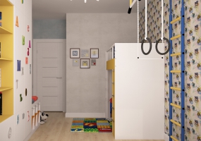 Реализованный дизайн-проект  квартиры на ул. Ак.Сахарова - goldiz66.ru - Екатеринбург