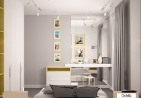 Реализованный дизайн-проект  квартиры на ул. Ак.Сахарова - goldiz66.ru - Екатеринбург