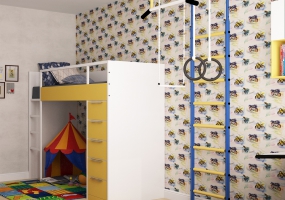 Реализованный дизайн-проект  квартиры на ул. Ак.Сахарова - goldiz66.ru - Екатеринбург