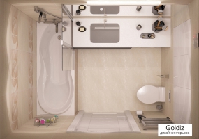 Реализованный дизайн-проект  квартиры на ул. Ак.Сахарова - goldiz66.ru - Екатеринбург