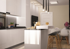 Реализованный дизайн-проект  квартиры на ул. Ак.Сахарова - goldiz66.ru - Екатеринбург