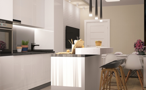 Реализованный дизайн-проект  квартиры на ул. Ак.Сахарова - goldiz66.ru - Екатеринбург